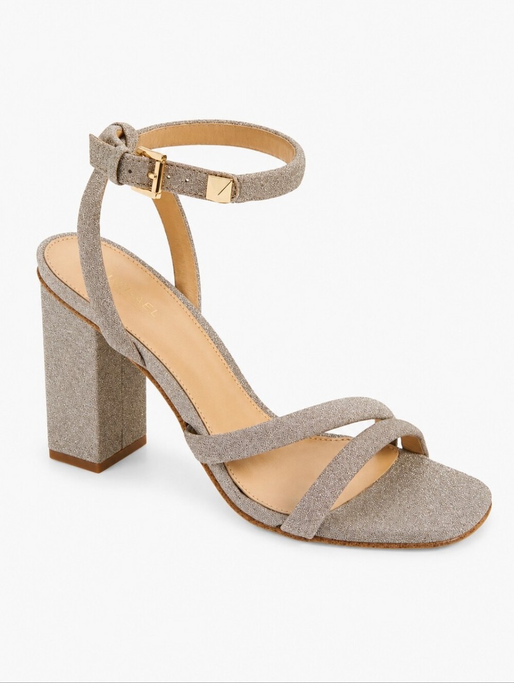 Michael Michael Kors Hazel Ankle Strap Sand Glitter